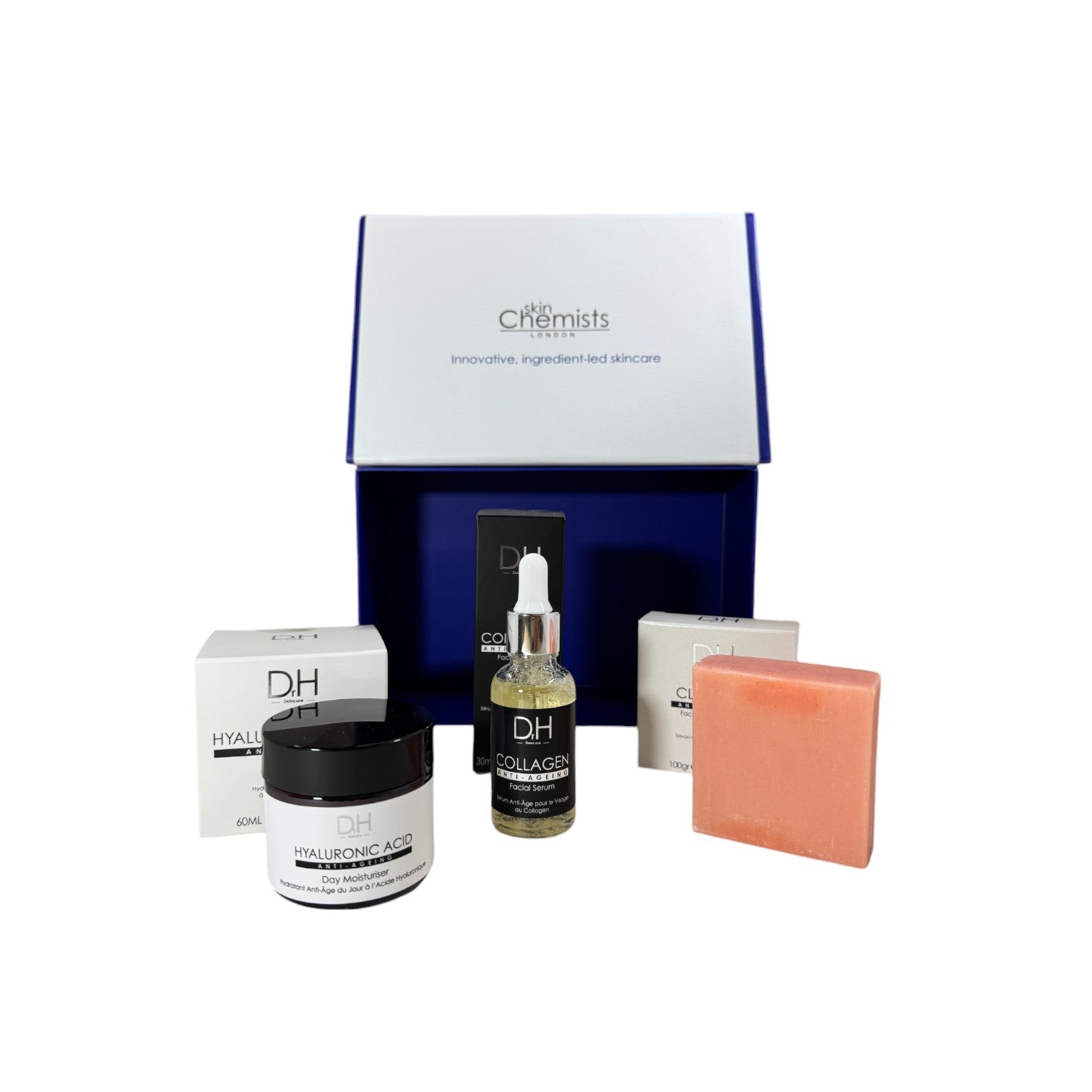 Dr H Collagen + Hyaluronic Acid Anti-Ageing Skincare New Year New Me Gift Set - skinChemists