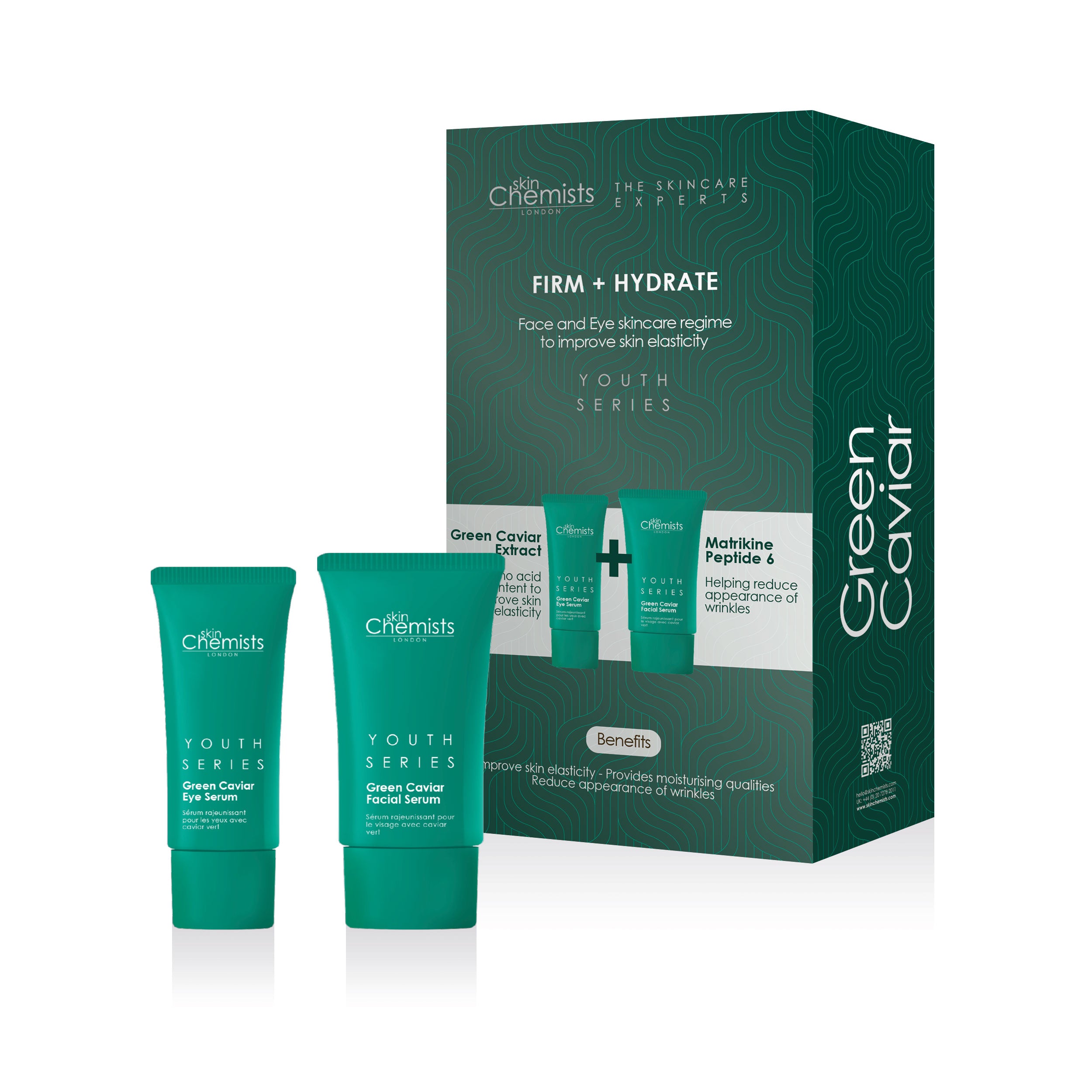 Green Caviar Firm & Hydrate Kit + Free Green Caviar Mask 50ml