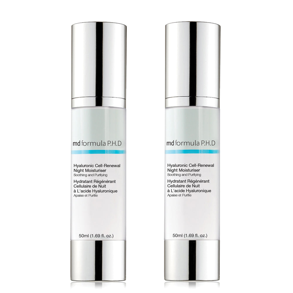 MD Formula Hyaluronic Cell-Renewal Hydratant de nuit x 2 