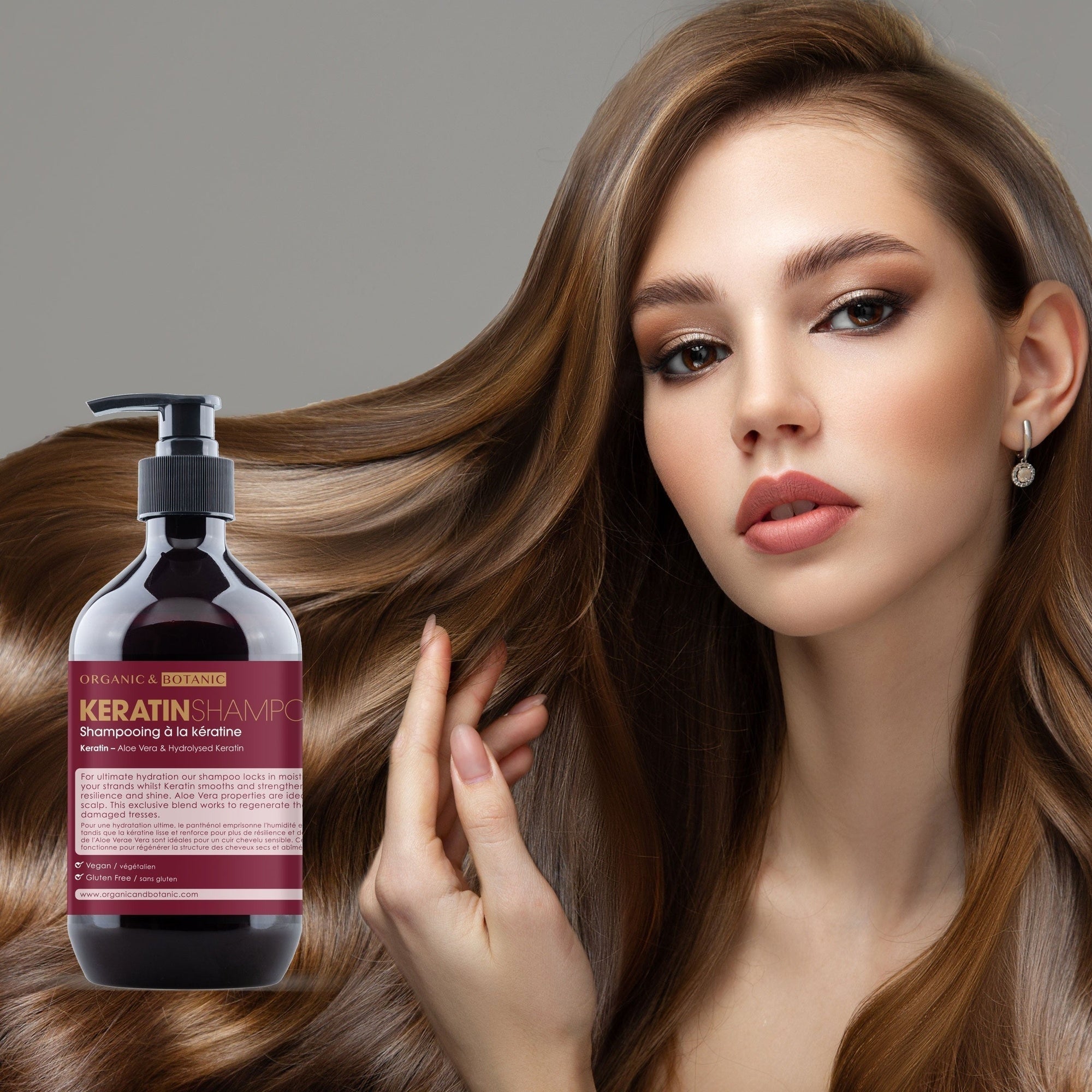 Keratin Shampoo + Conditioner Set