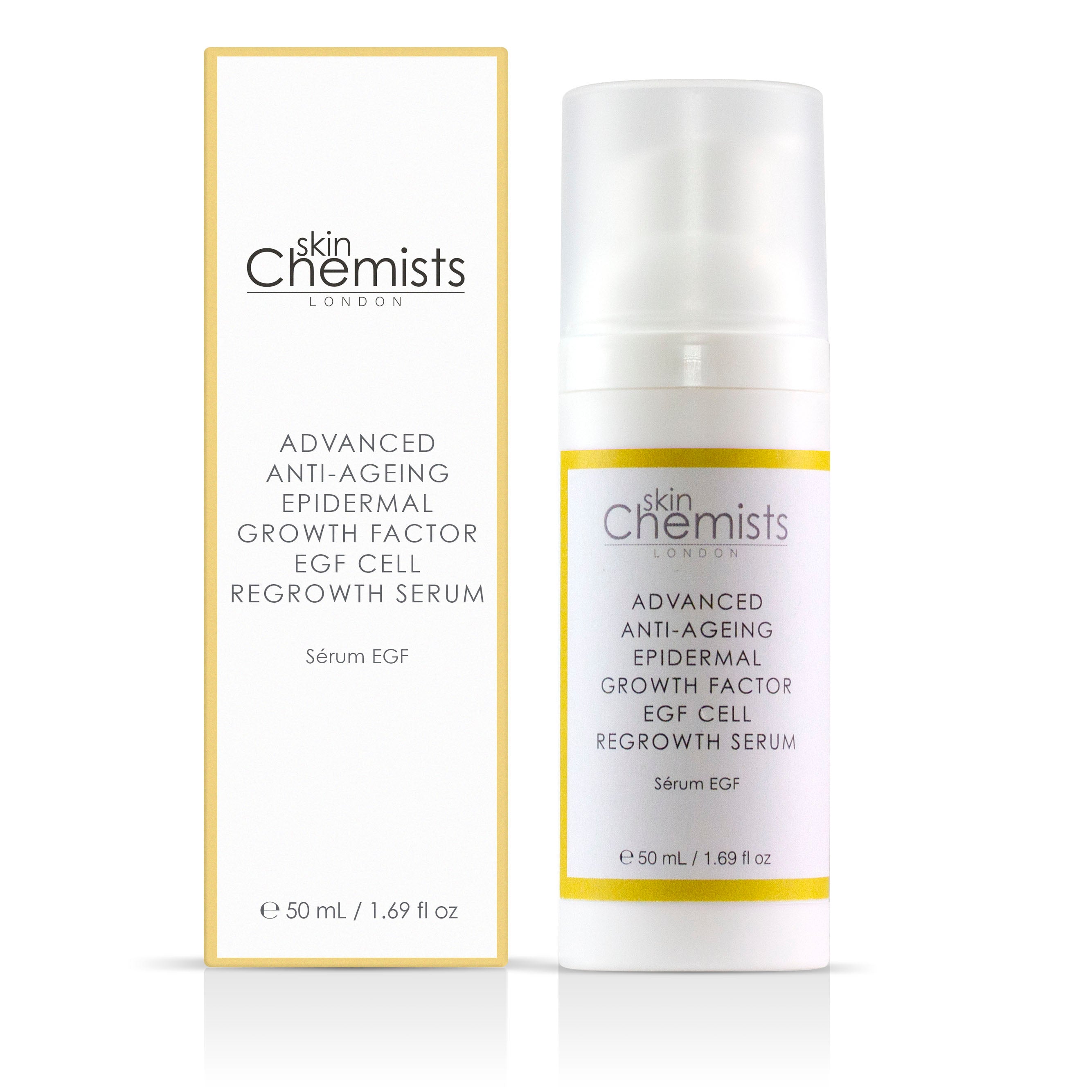 Crème de jour SPF 30+skinChemists Advanced Epidermal Growth Factor Cell Regrowth Serum+Mask 