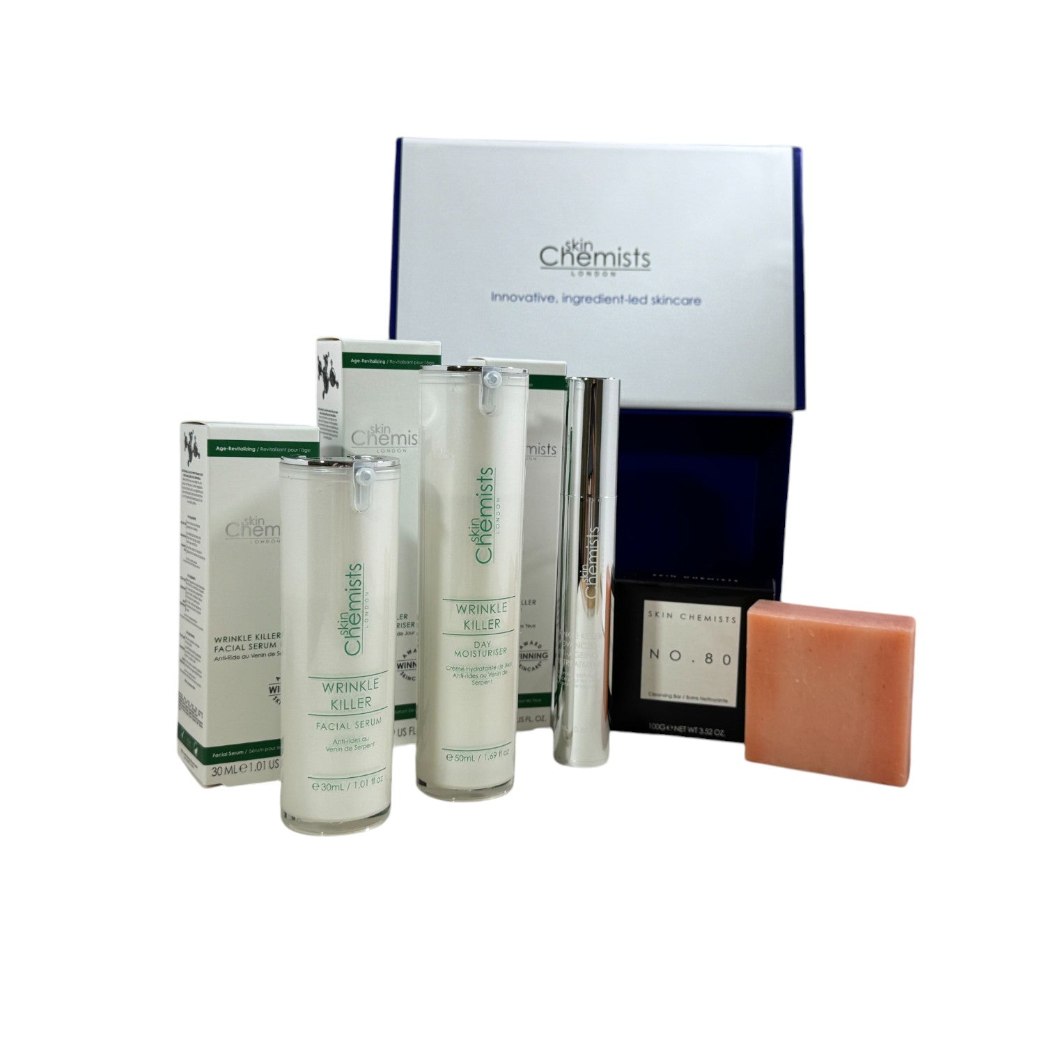 skinChemists Wrinkle Killer Anti-Ageing Morning Christmas Gift Set - skinChemists