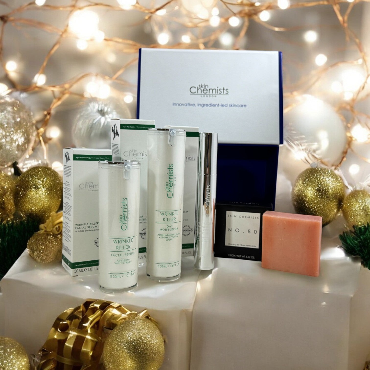 skinChemists Wrinkle Killer Anti-Ageing Morning Christmas Gift Set - skinChemists