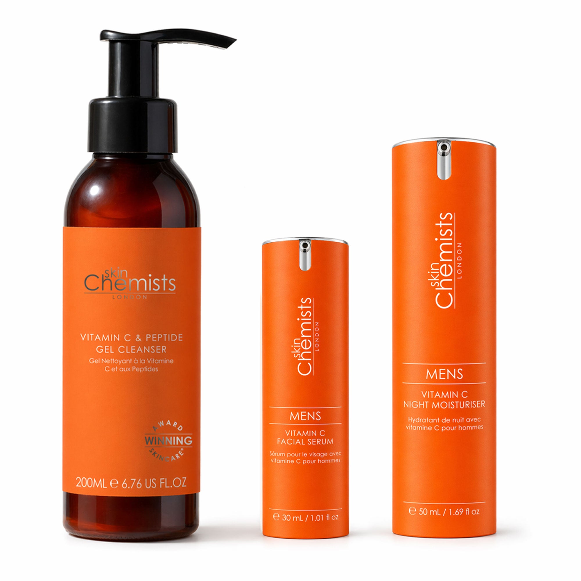 Bright Skin Vitamin C MenÕs Routine Set