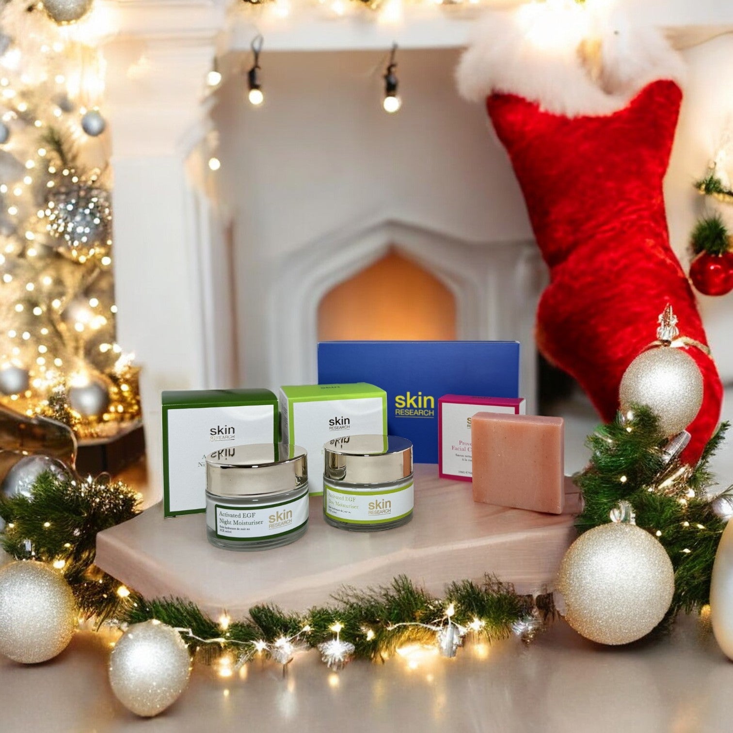 Skin Research Anti-Ageing EGF Skincare Christmas Gift Set - skinChemists