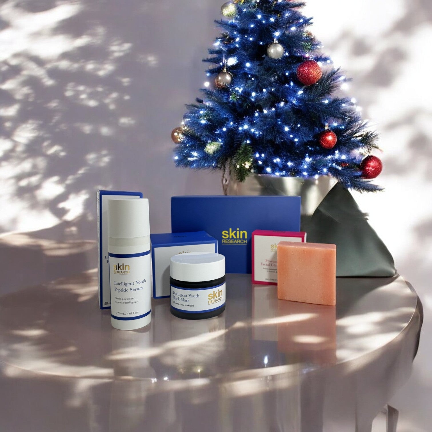 Skin Research Anti-Ageing Intelligent Youth Peptide Skincare Christmas Gift Set - skinChemists