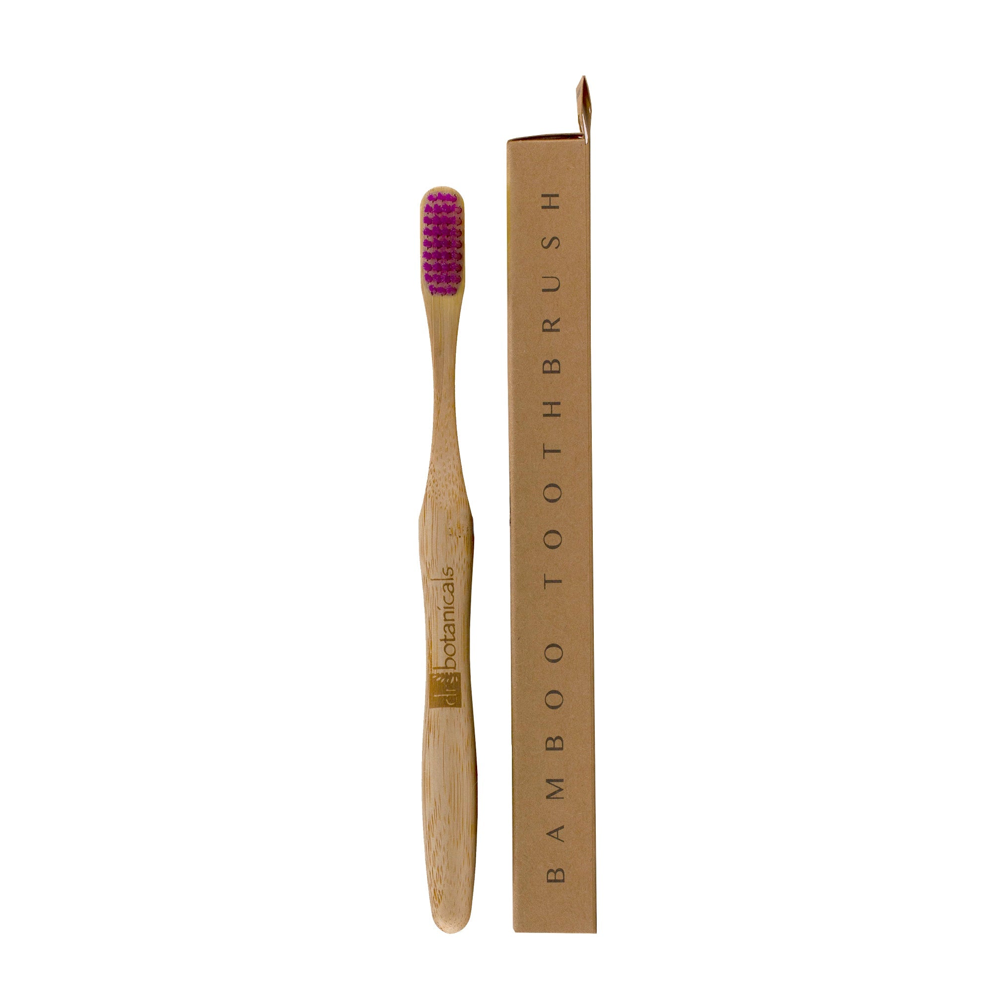 Bamboo Toothbrush Purple Twin Value Savings Pack