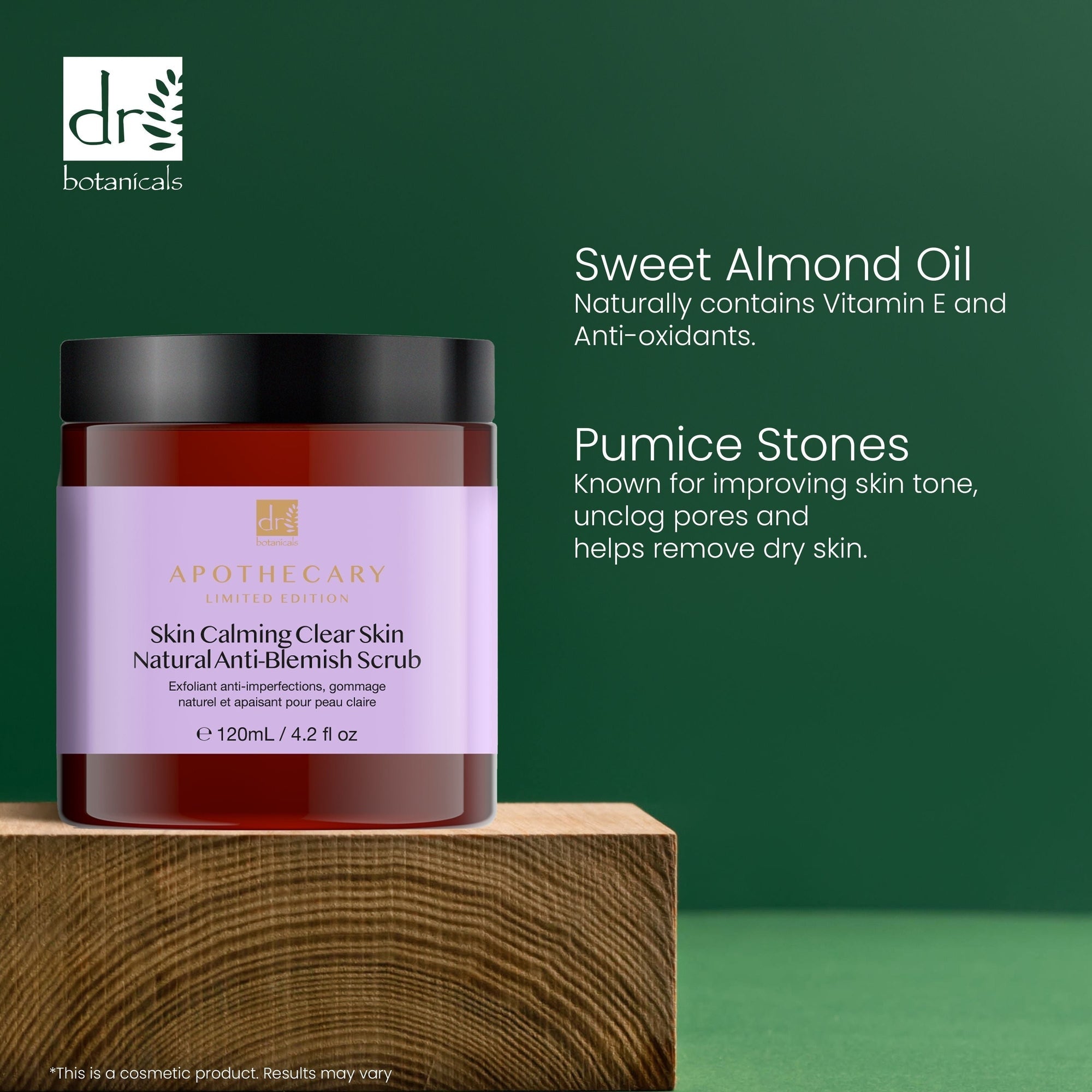 Skin Calming Clear Skin Natural Anti-Blemish Scrub 120ml Twin Value Savings Pack