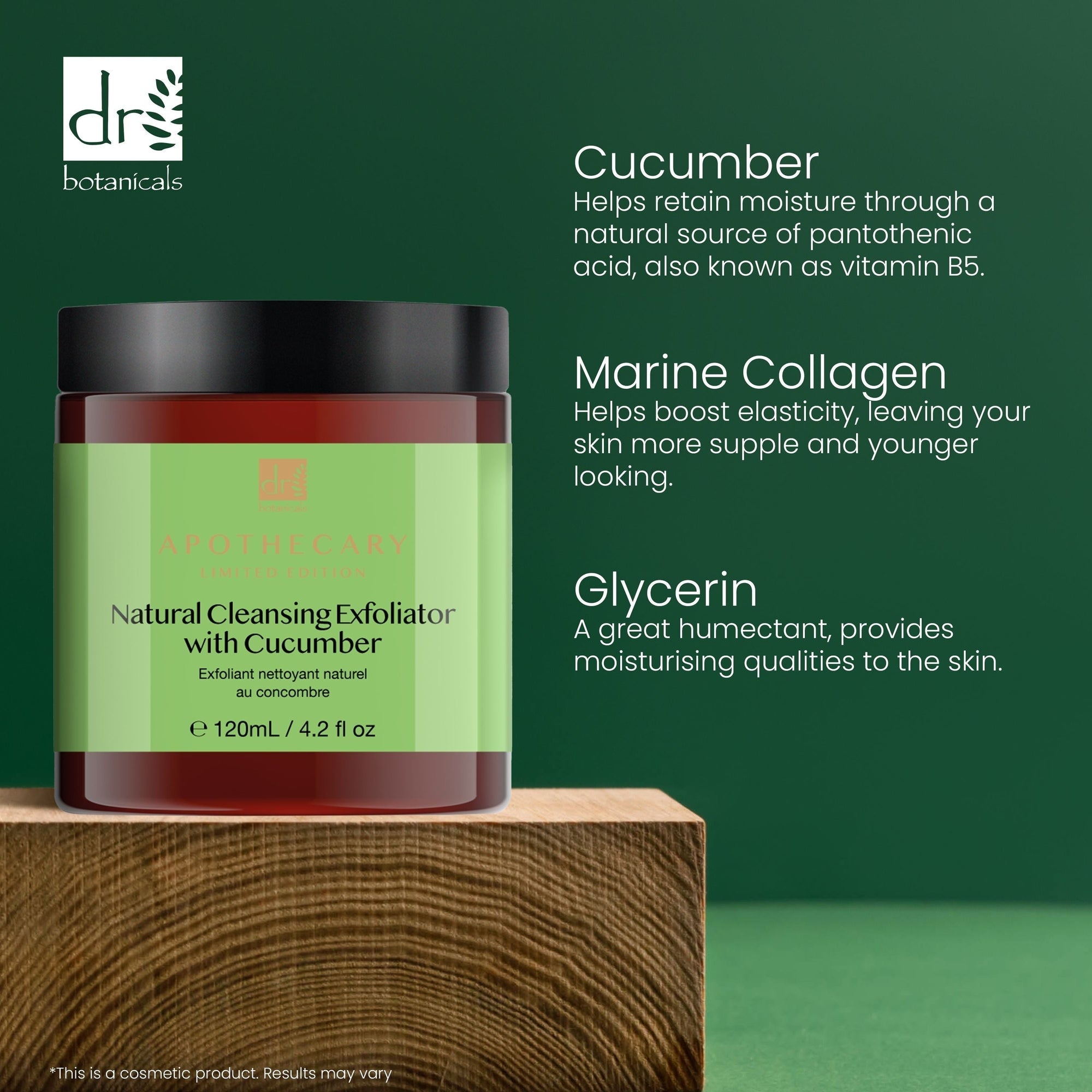 Natural Cleansing Exfoliator with Cucumber 120ml Twin Value Savings Pack