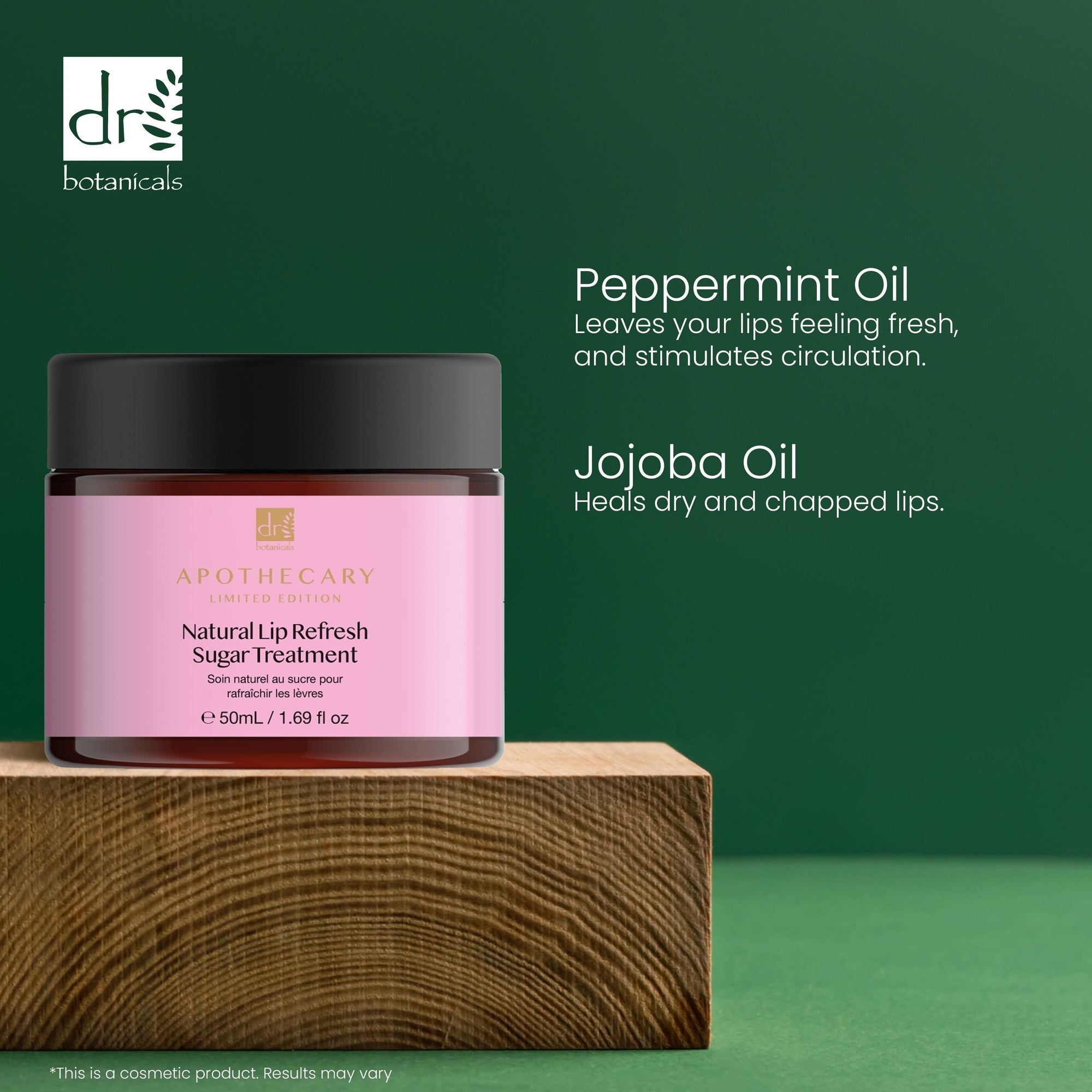 Natural Lip Refresh Sugar Treatment 50ml Twin Value Savings Pack