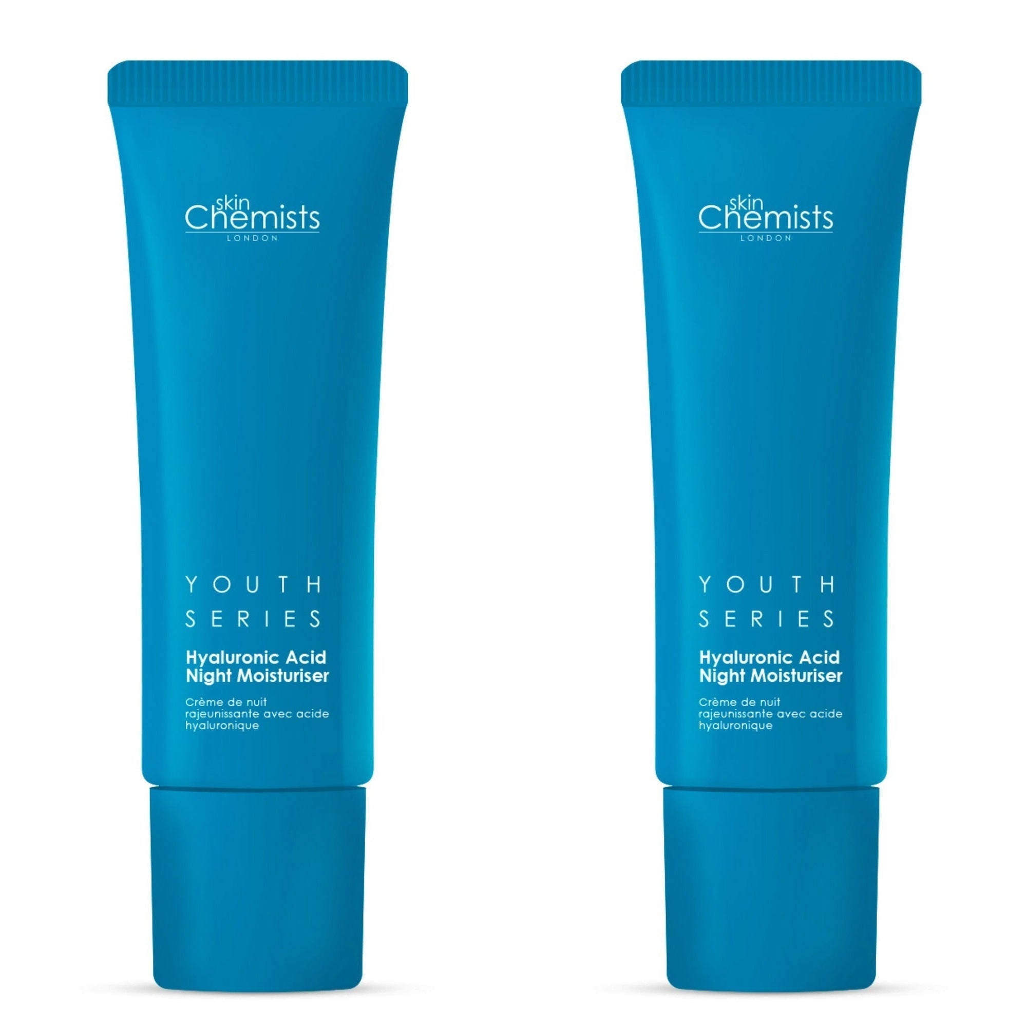 Youth Series 1% Hyaluronic Acid Night Moisturiser 50ml x 2 Duo Pack