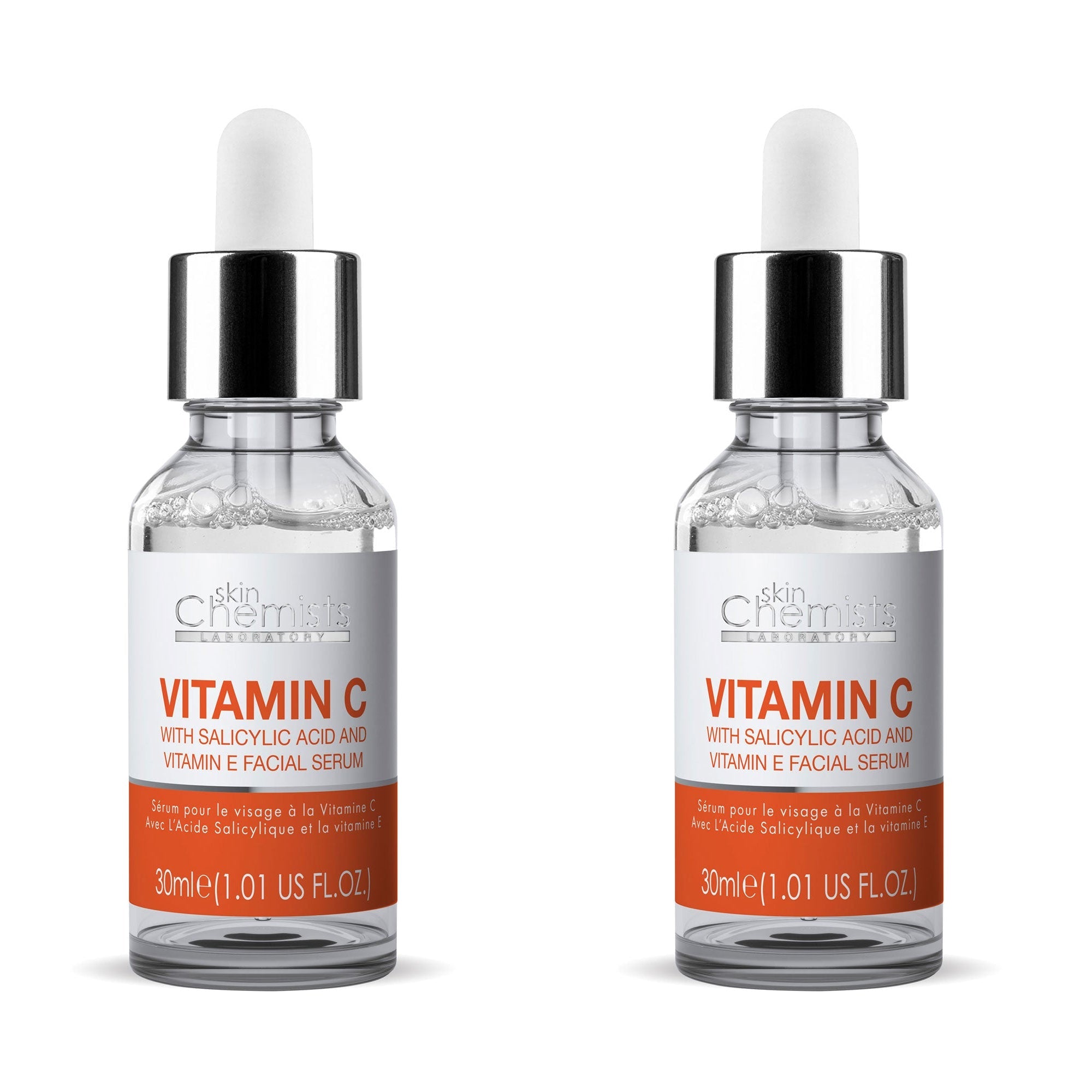 Anti-Ageing Vitamin C Salicylic Acid Facial Serum 30ml x 2 Duo Pack