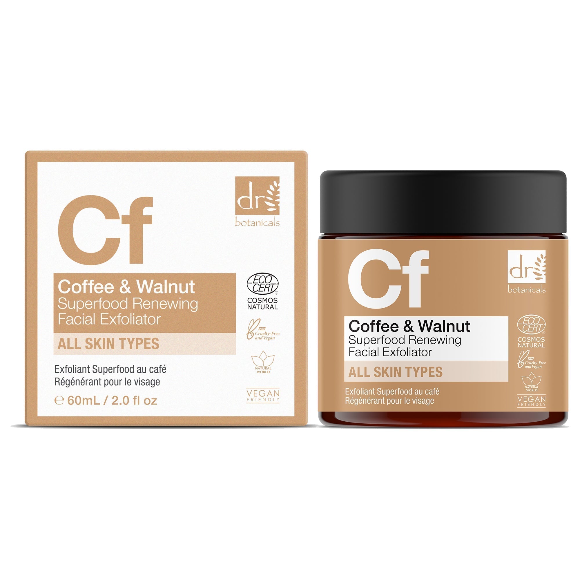 Coffee Superfood Renewing Facial Exfoliator 60ml x 2 Duo Pack