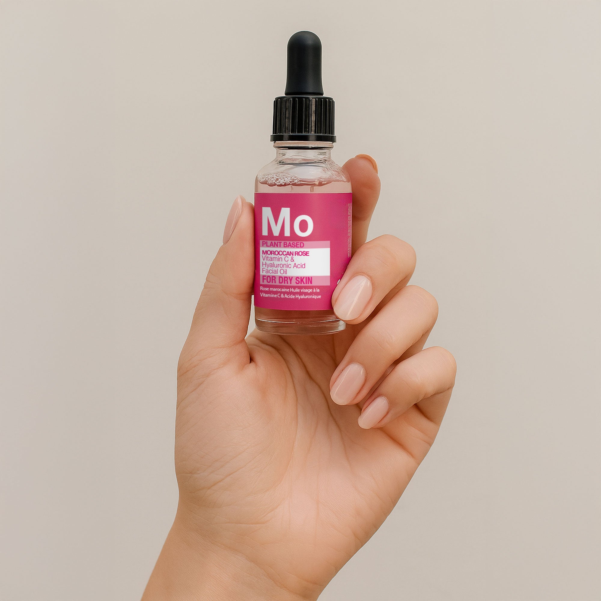 Moroccan Rose Facial Oil with Hyaluronic Acid & Vitamin C 30ml