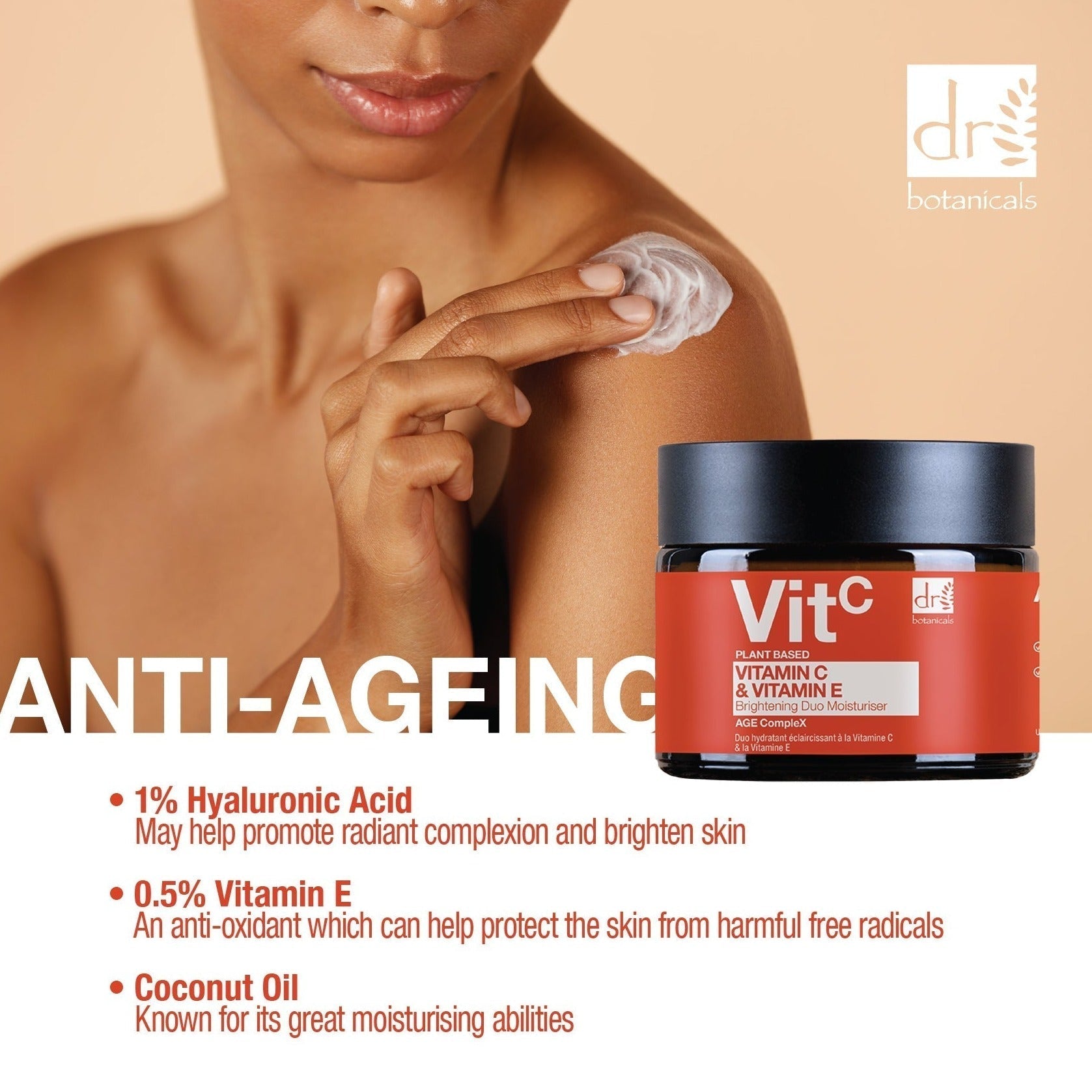 Vitamin C 1% & Vitamin E Brightening Duo Moisturiser 60ml x 2 Duo Pack