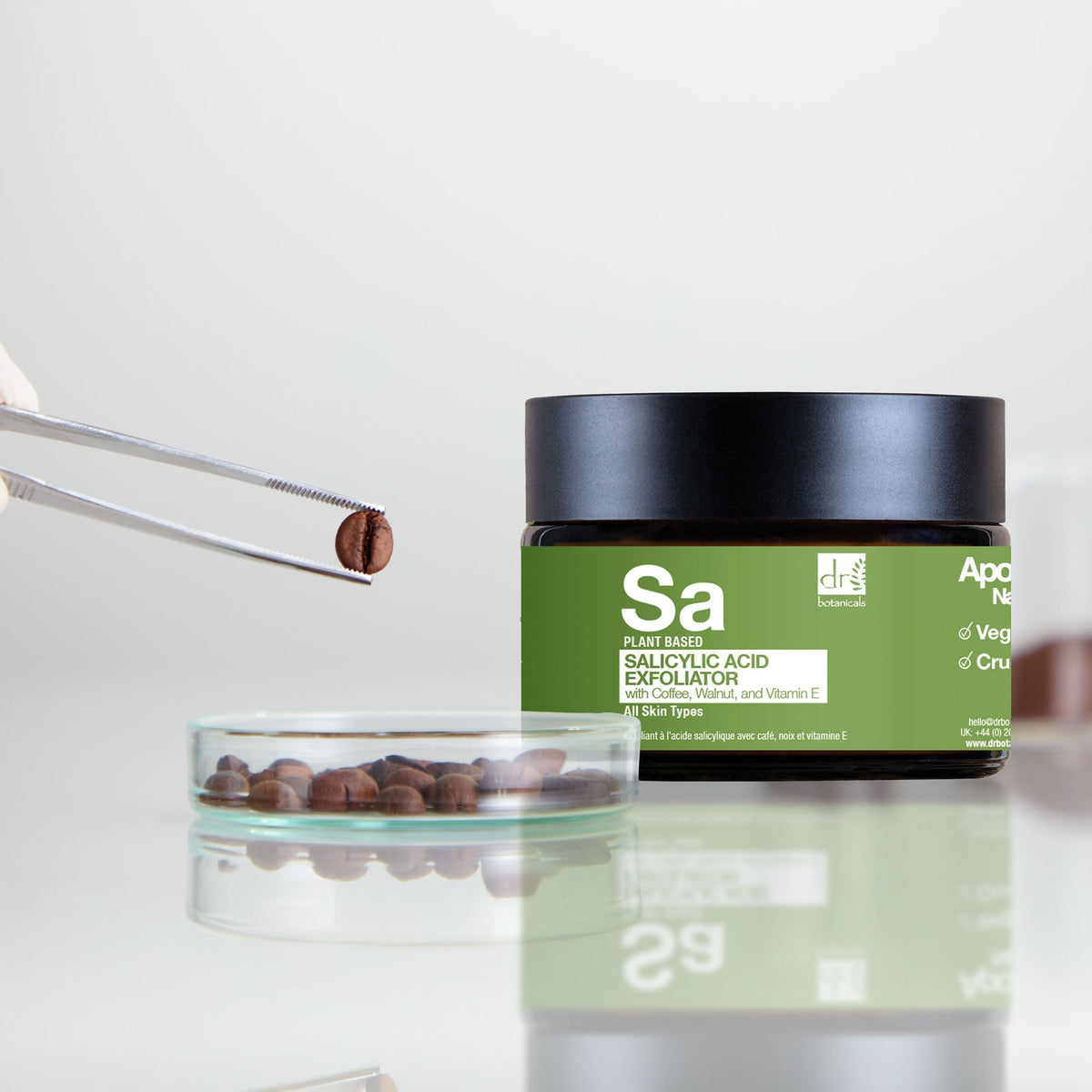 Salicylic Acid Exfoliator with Coffee, Walnut & Vitamin E 60ml - skinChemists