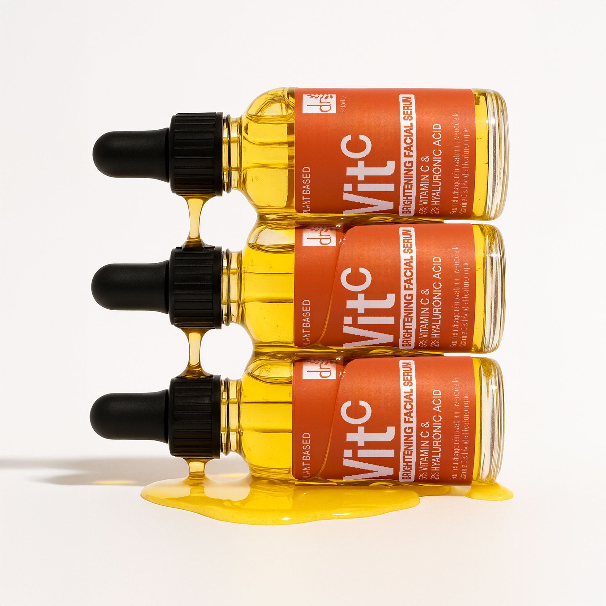 Aufhellendes Gesichtsserum mit 5 % Vitamin C und 2 % Hyaluronsäure – 30 ml