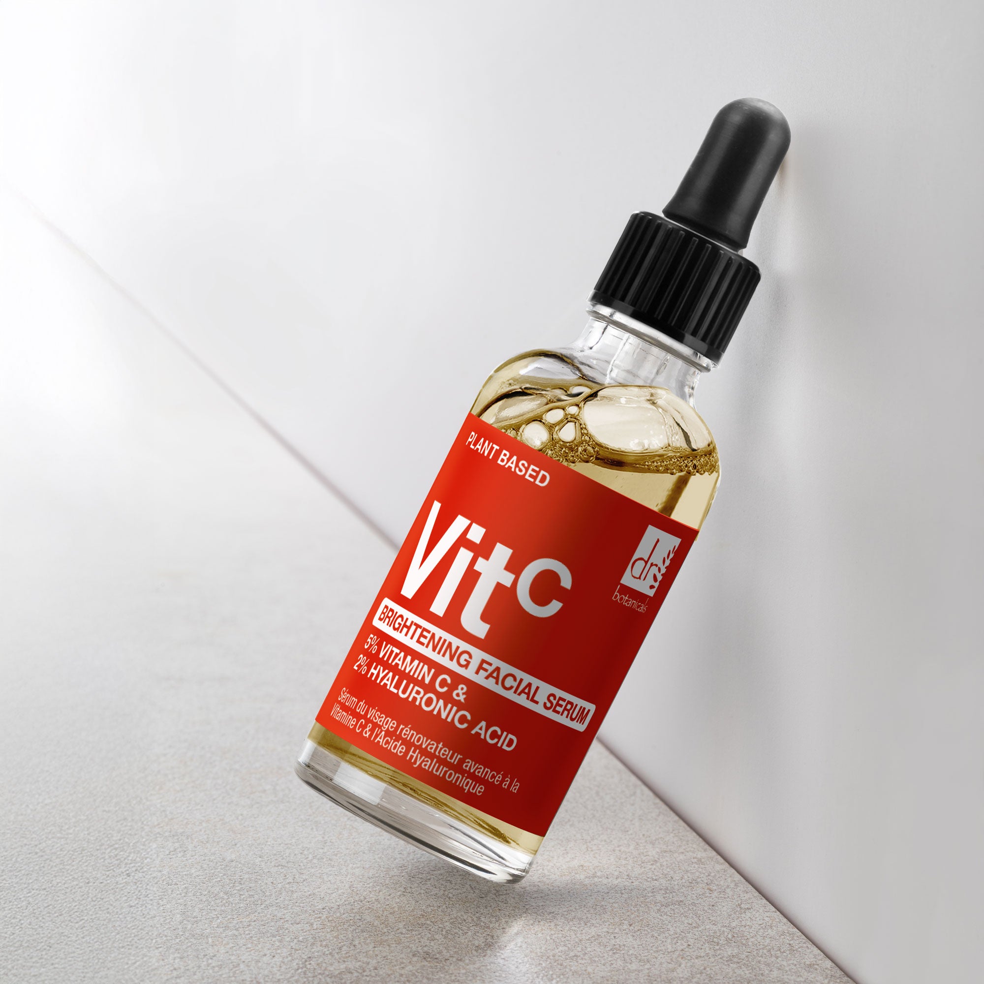 Aufhellendes Gesichtsserum mit 5 % Vitamin C und 2 % Hyaluronsäure – 30 ml