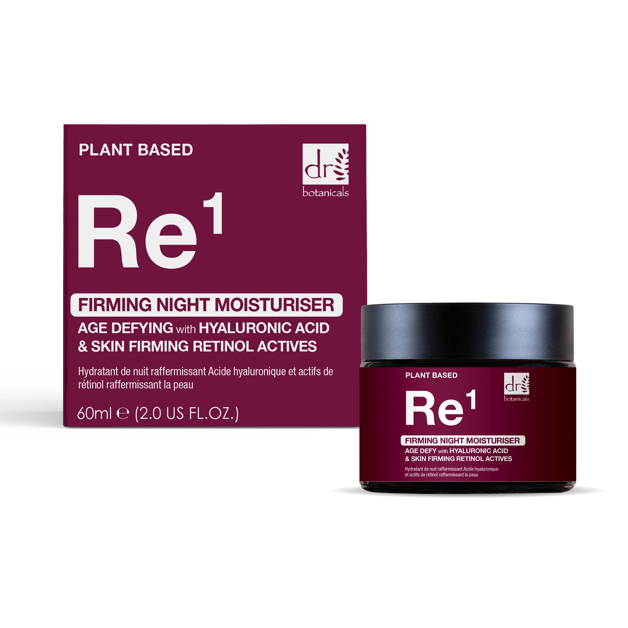 Firming Night Moisturiser with 1% Hyaluronic Acid & Skin Firming Retinol Actives 60ml