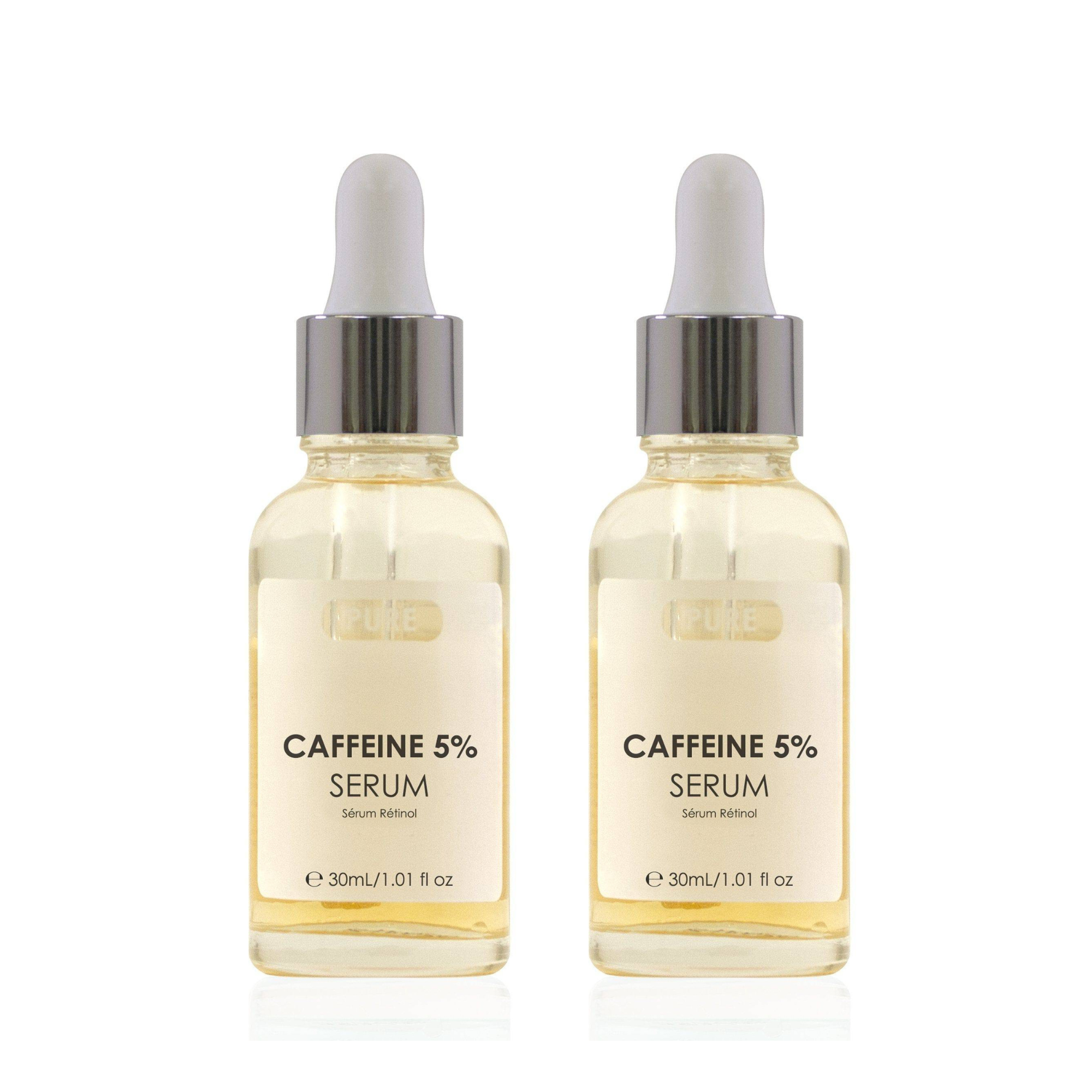 skinChemists Pure Caffeine 5% Biphase Serum 30ml Twin Value Savings Pack - skinChemists