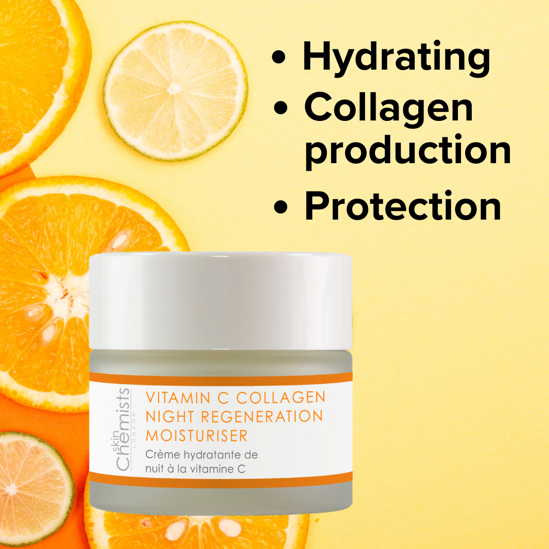 skinChemists Advanced Vitamin C Collagen Night Regeneration Moisturizer 50ml