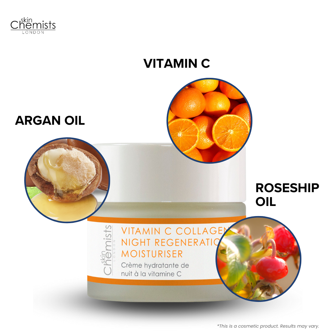 skinChemists Advanced Vitamin C Collagen Night Regeneration Moisturizer 50ml
