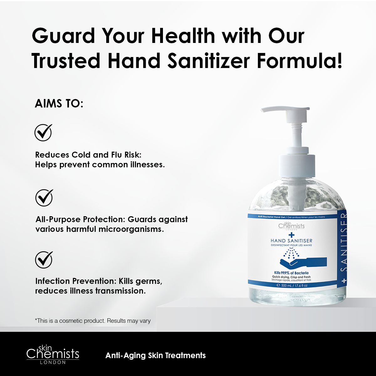 Hand Sanitiser 500ml Pack Of 12