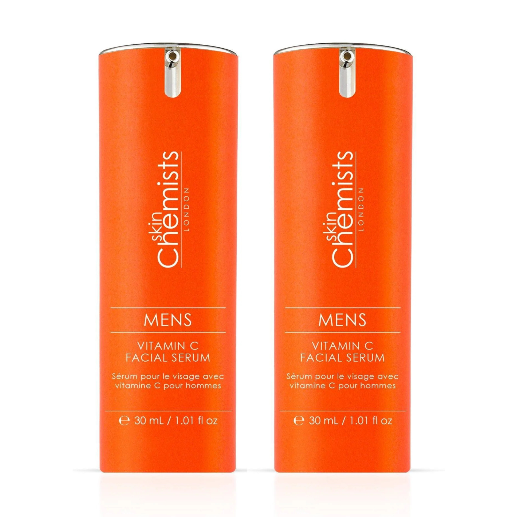 skinChemists Men's Vitamin C Facial Serum 30ml Twin Value Savings Pack - skinChemists