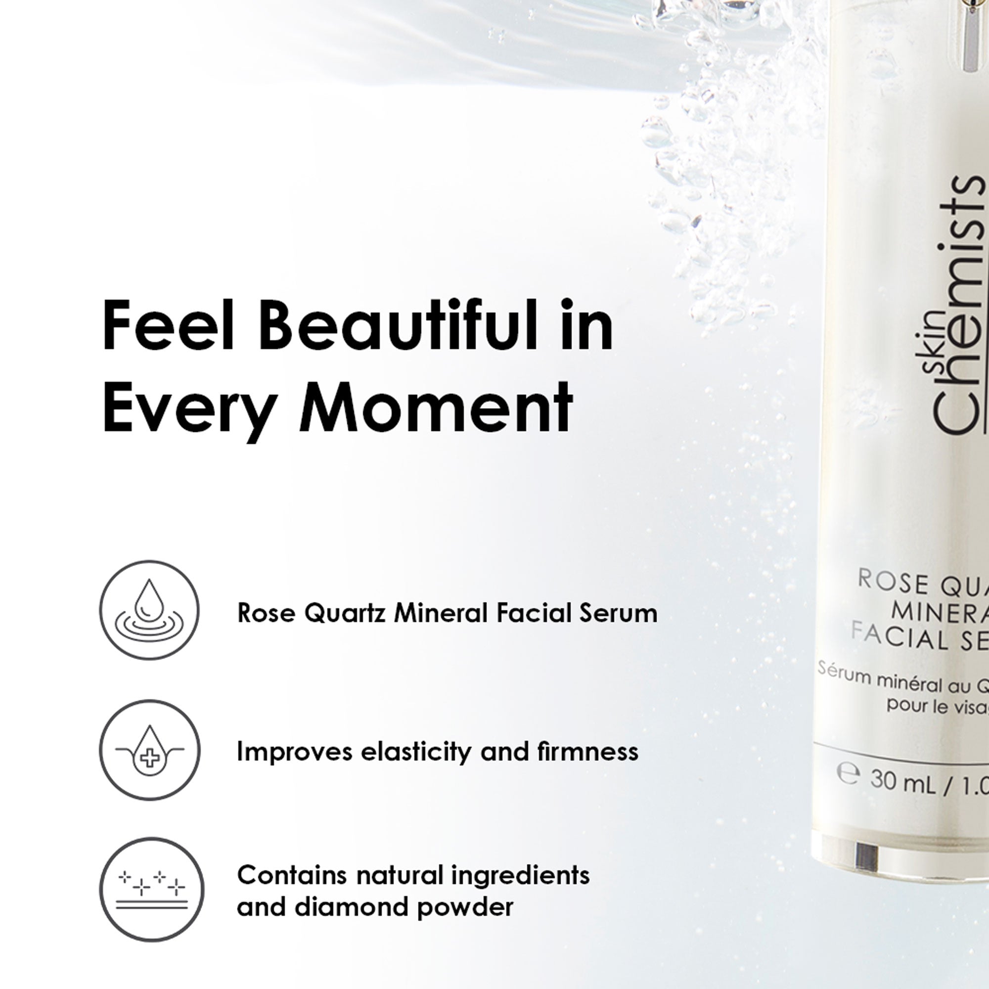 Anti-Ageing Rose Quartz Mineral Facial Serum 30ml