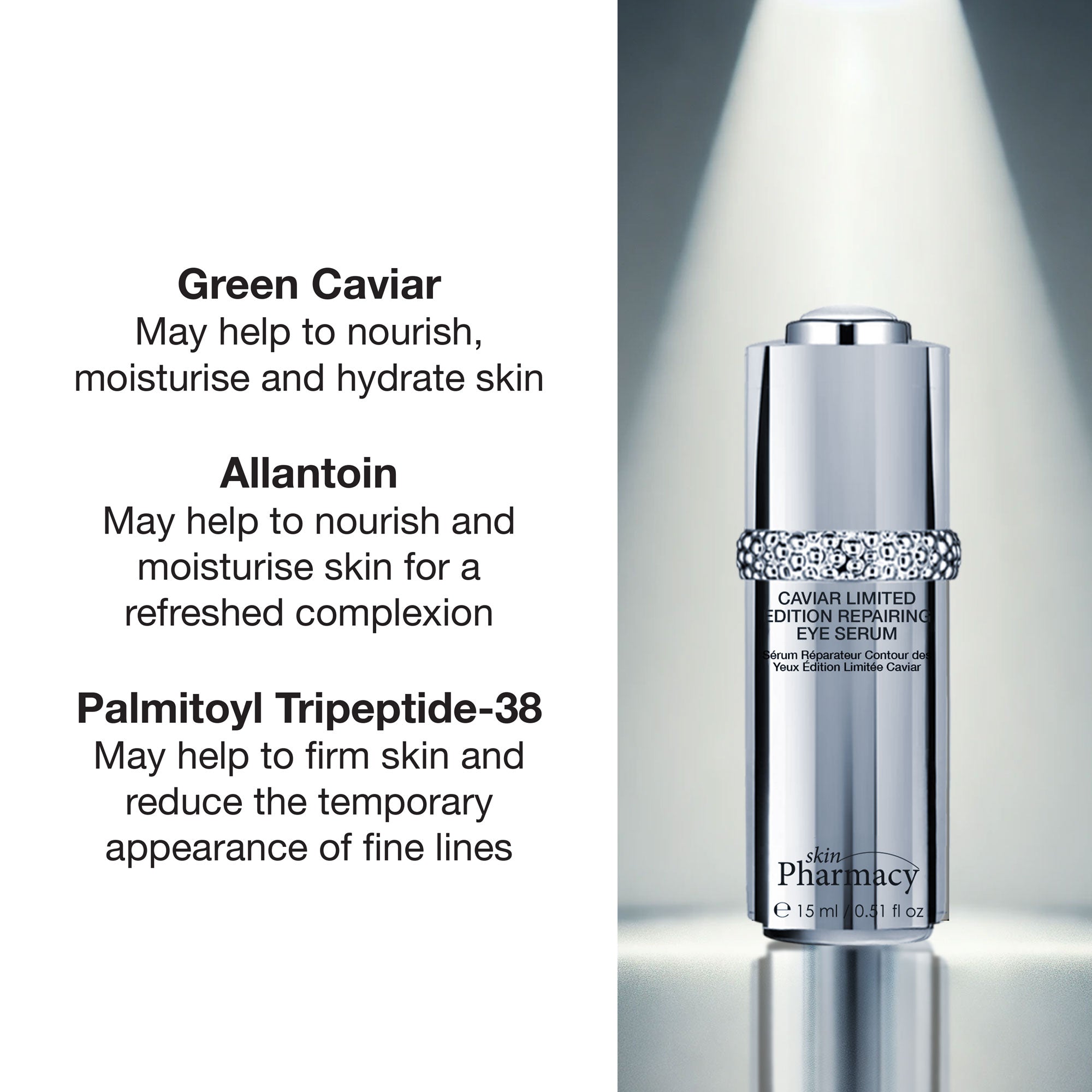 Caviar Anti-Ageing Repairing Eye Serum 15ml Twin Value Savings Pack