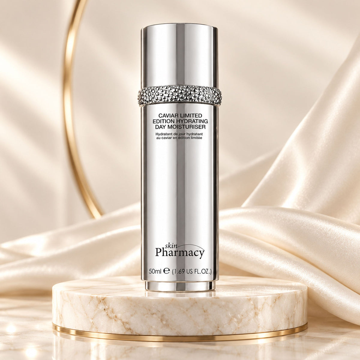 Feuchtigkeitsspendende Anti-Aging-Tagescreme mit Kaviar, Limited Edition, 1 % 50ml