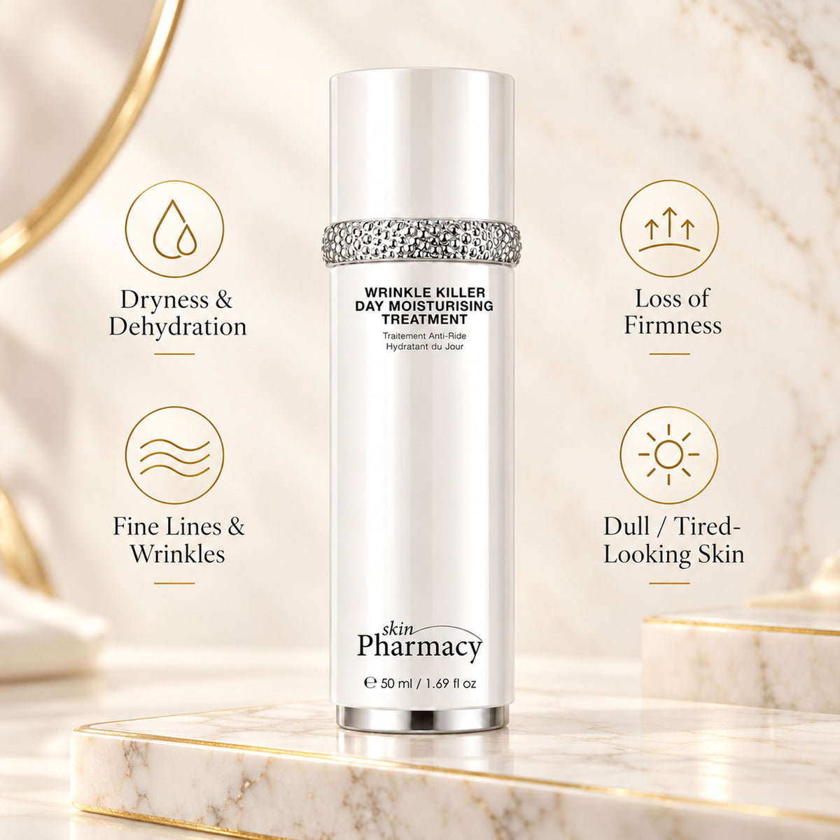 Trattamento idratante antietà da giorno Wrinkle Killer 1% 50ml