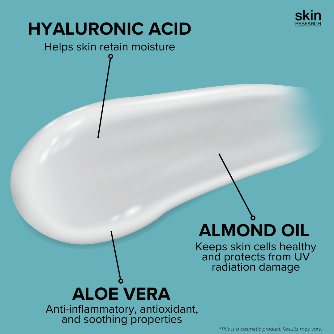 Skin Research Pro Crème de jour à l'acide hyaluronique 50 ml 