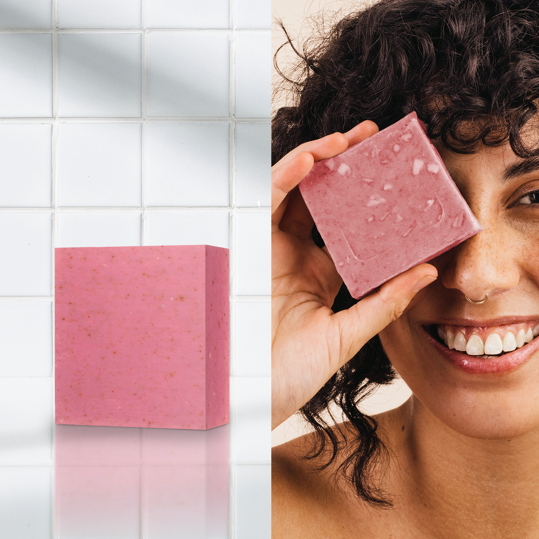 Jabón Limpiador Facial Rosa Provenza 100g
