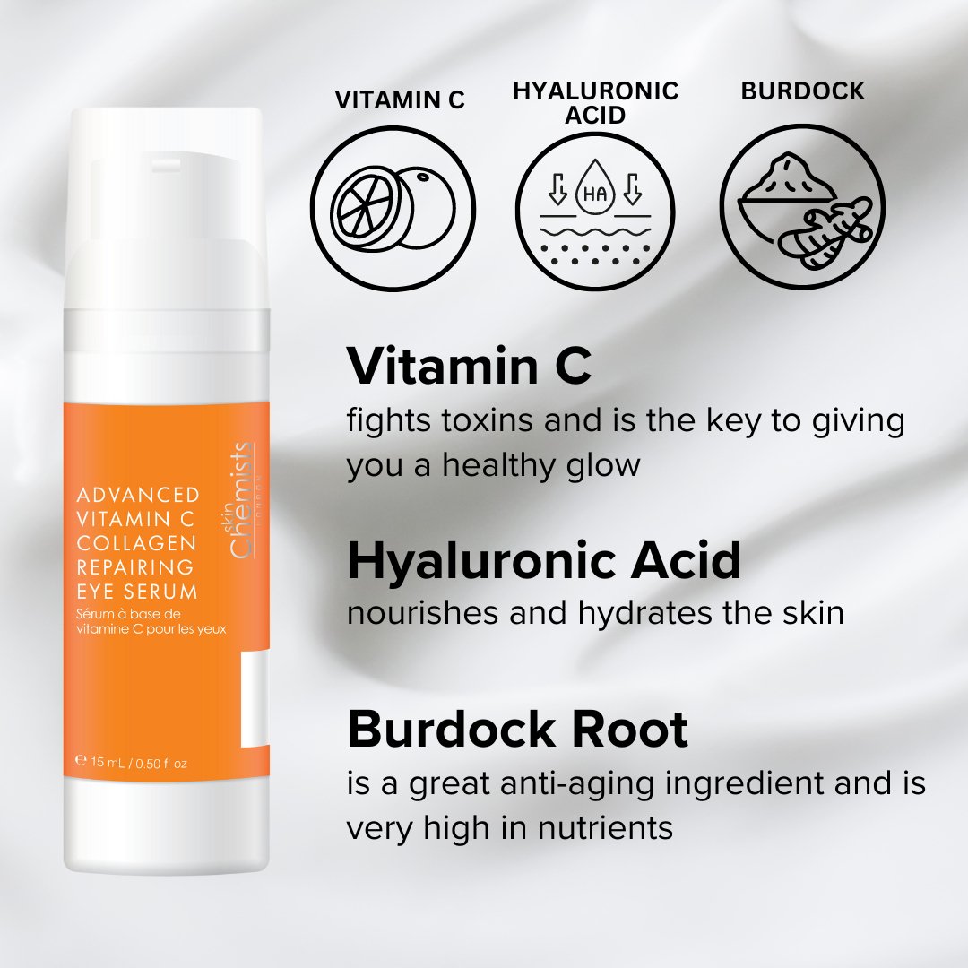 Advanced Vitamin C Collagen Repairing Eye Serum 15ml - skinChemists