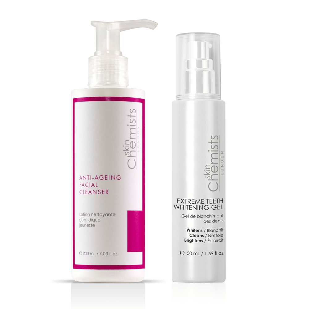 Anti-Ageing Facial Cleanser & Advanced Teeth Whitening Gel Kit - skinChemists