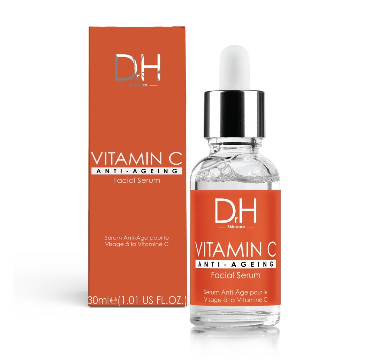 Anti-Aging Vitamin C Facial Serum 30ml + Vitamin C Anti-Ageing Night Moisturiser 60ml - skinChemists