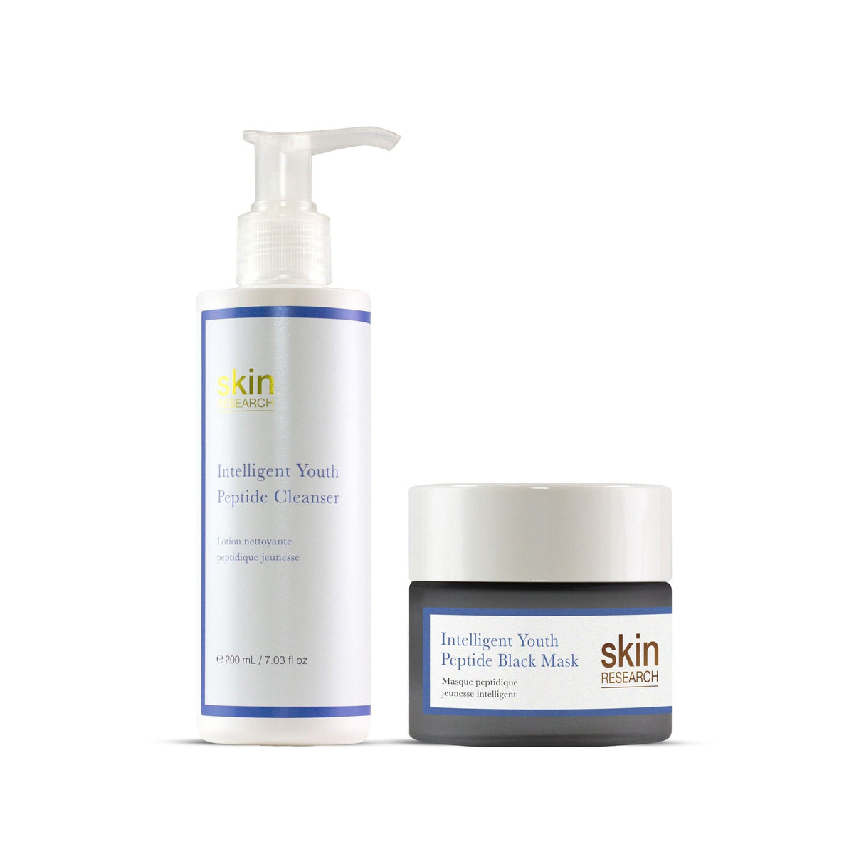 Skin Research Youth Peptide Cleanser & Mask Routine - skinChemists