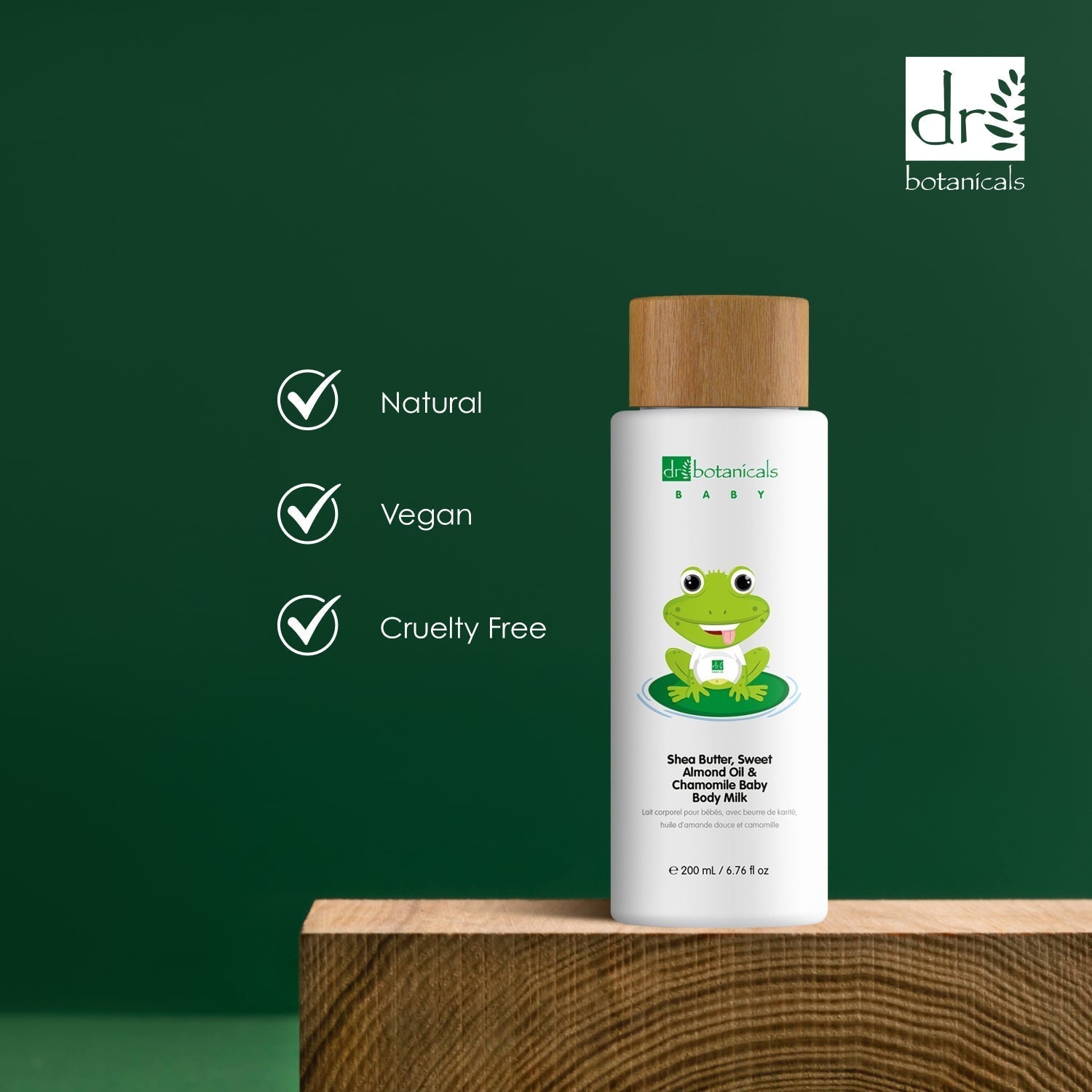 Sweet Almond Oil & Chamomile Baby Body Milk 200ml