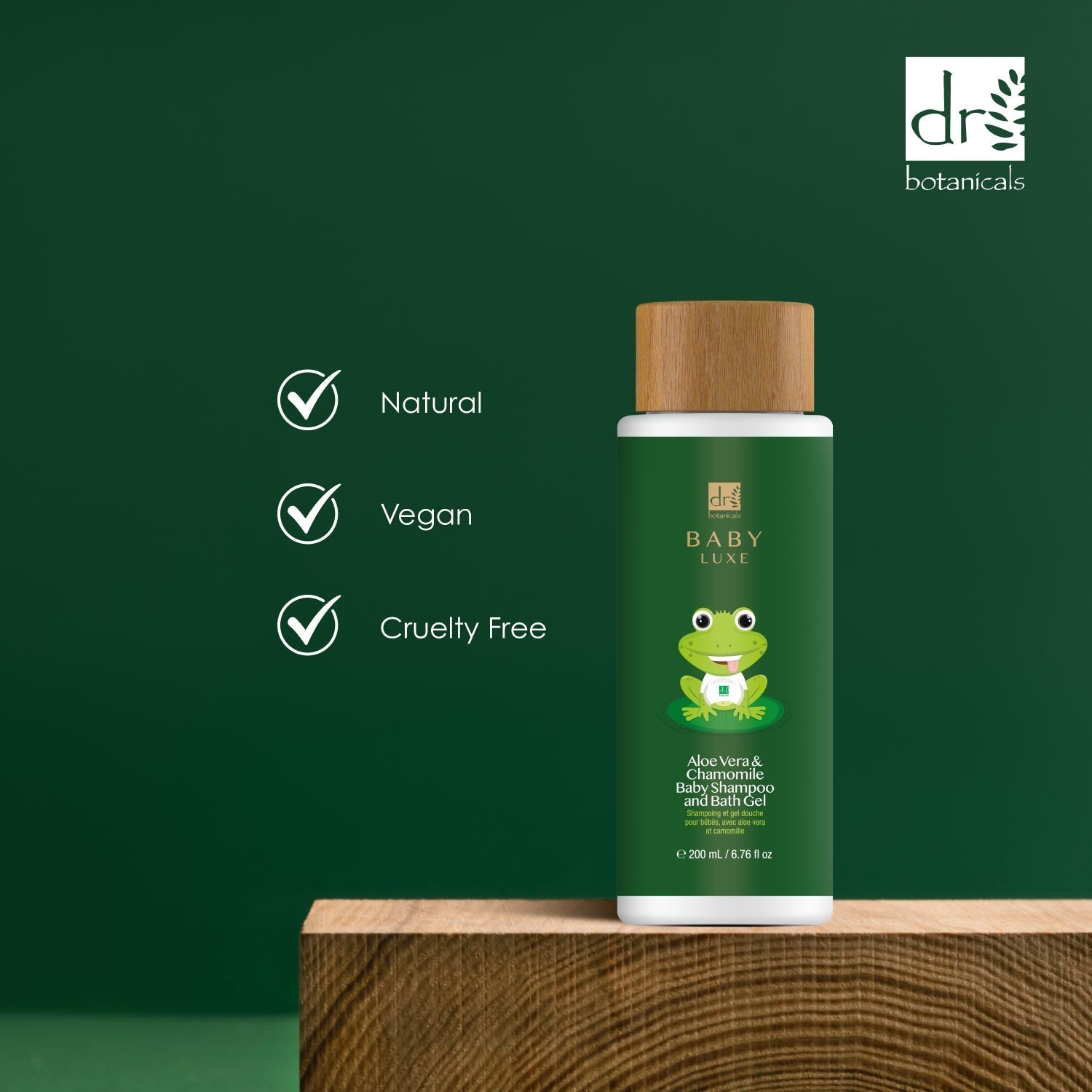 Baby Lux Aloe Vera & Chamomile Baby Shampoo & Bath Gel 200ml Twin Value Savings Pack