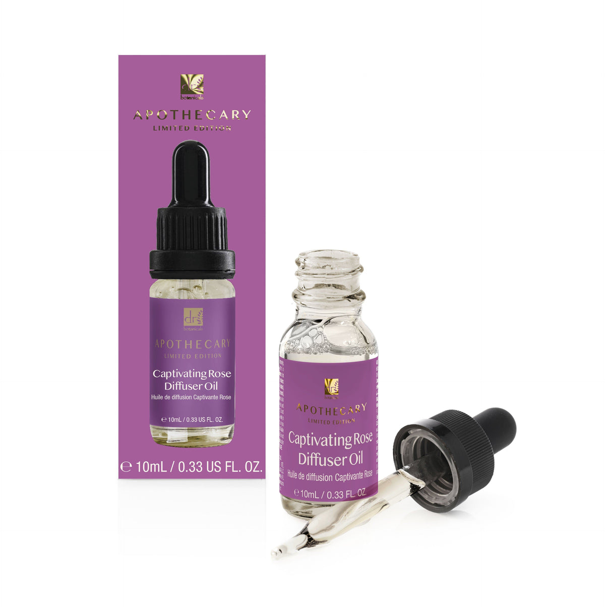 Dr Botanicals Premium 5 In 1 Aromatherapy Captivating Rose Diffuser Kit - skinChemists