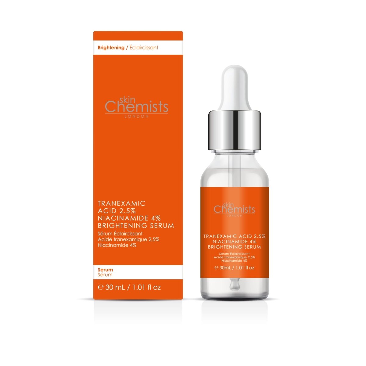 Brightening Serum Niacinamide 4%, Tranexamic Acid 2.5% 30ml - skinChemists