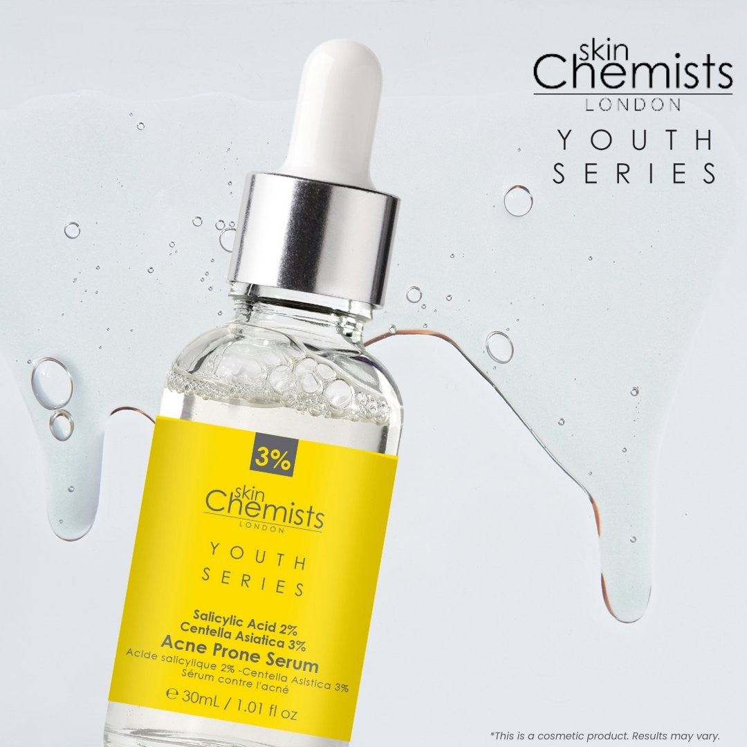 Youth Series Akne-Serum mit 2 % Salicylsäure und 3 % Centella Asiatica, 30 ml