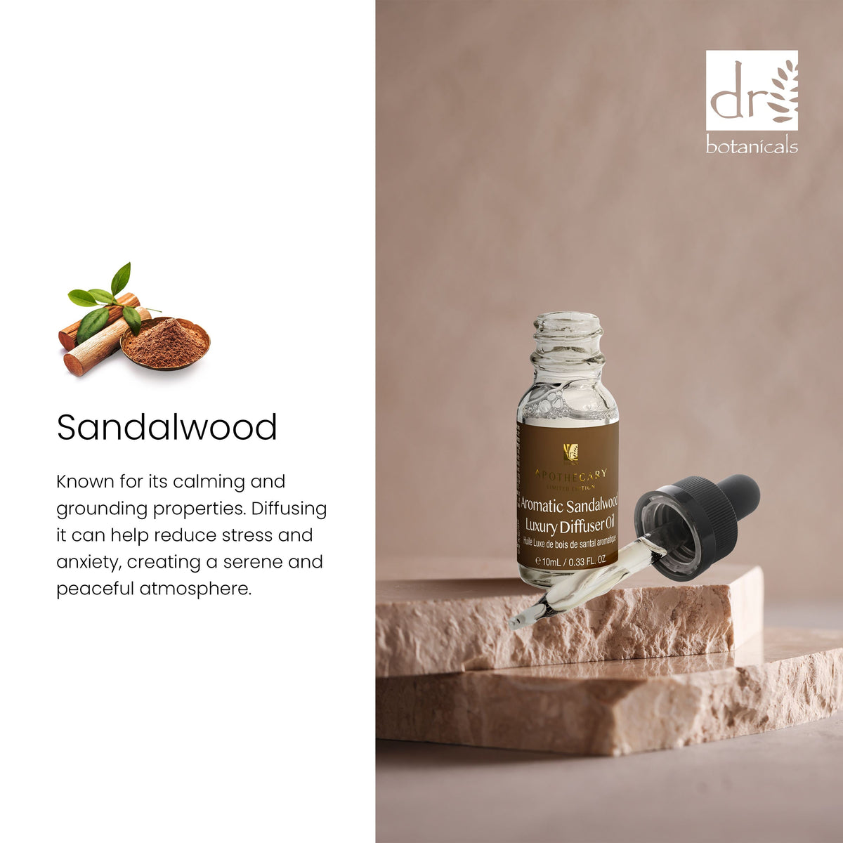 Dr Botanicals Premium 5 In 1 Aromatherapy Aromatic Sandalwood + Rejuvenating Eucalyptus Diffuser Kit - skinChemists