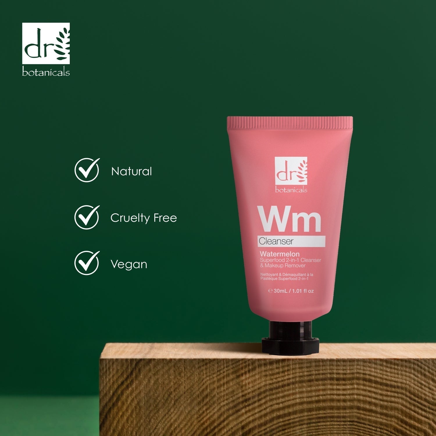 Watermelon Superfood 2-In-1 Cleanser & Makeup Remover 30ml