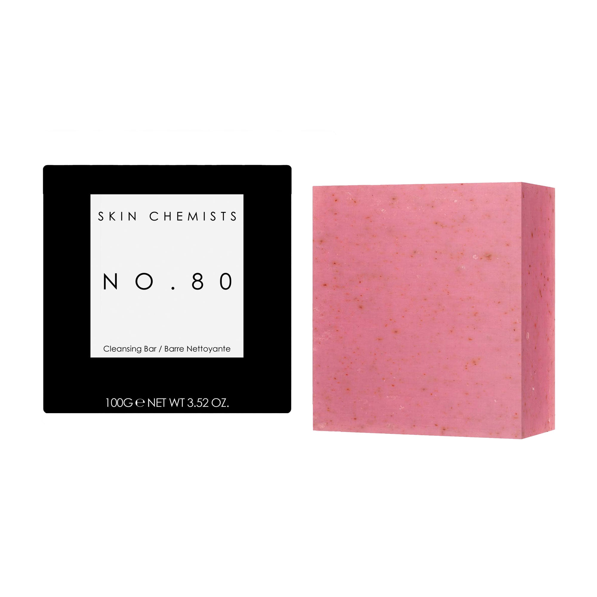 skinChemists No.80 Rose Cleansing Facial Bar 100g Twin Value Savings Pack - skinChemists