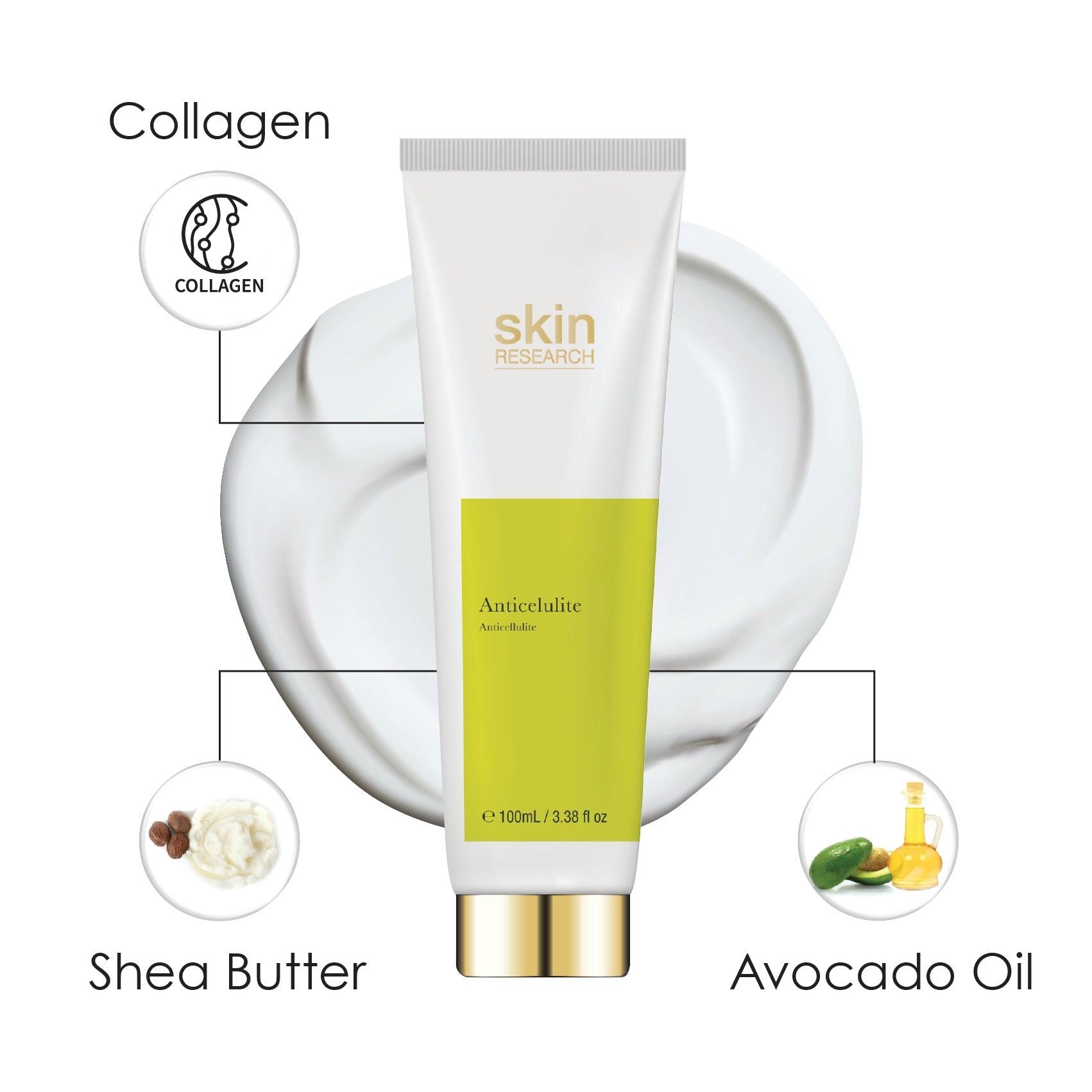 Anti-Cellulite Cream 100ml Twin Value Savings Pack