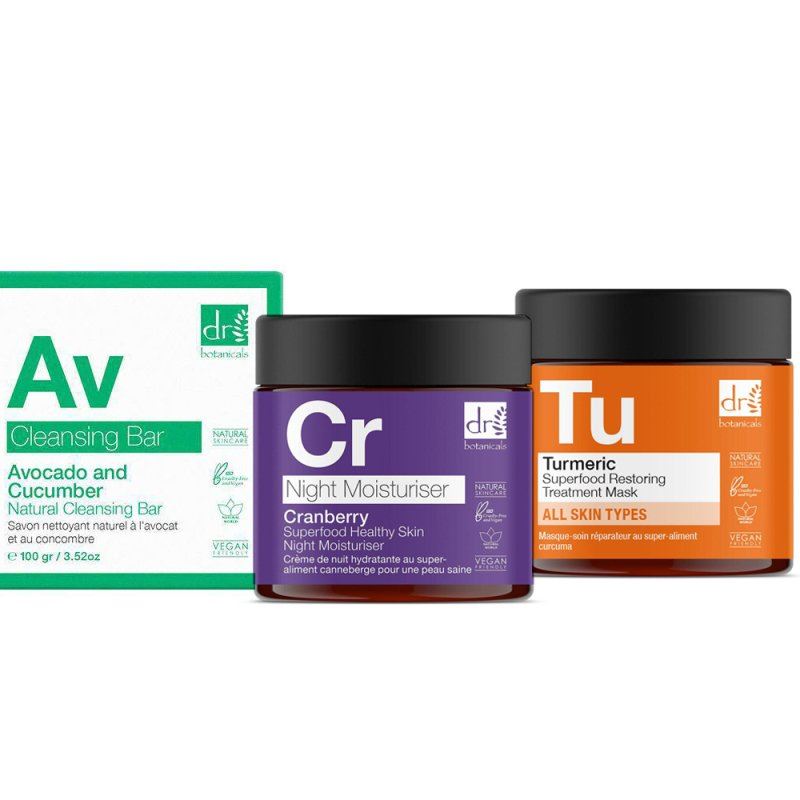 Avocado, Cranberry & Turmeric Evening Kit - skinChemists
