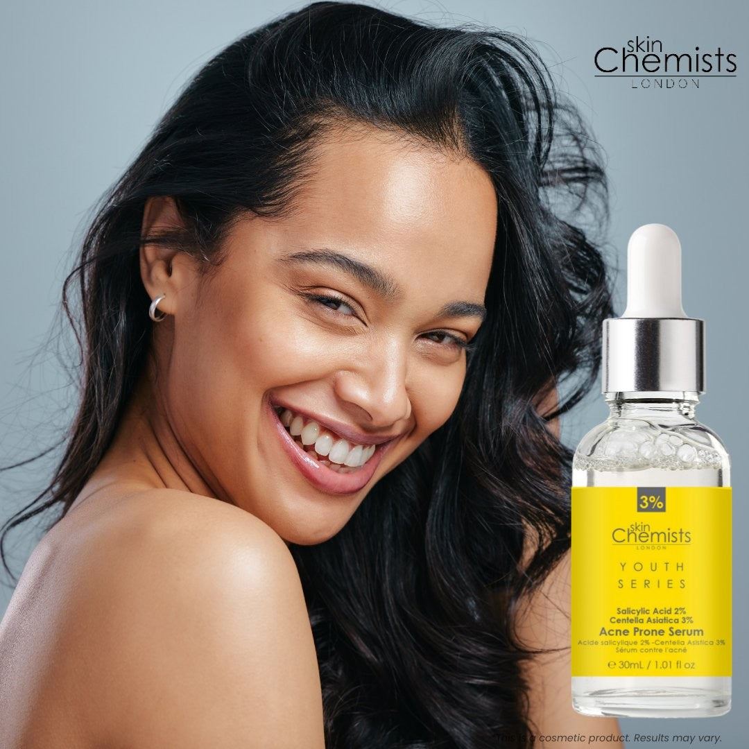 Youth Series Akne-Serum mit 2 % Salicylsäure und 3 % Centella Asiatica, 30 ml