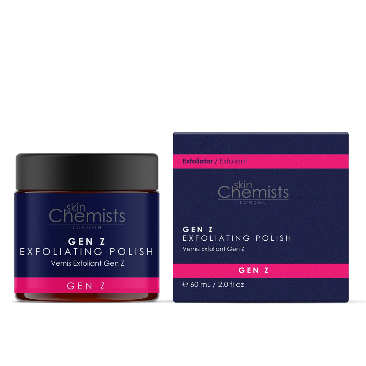 skinChemists Gen Z Exfoliating Polish 60ml Twin Value Savings Pack - skinChemists